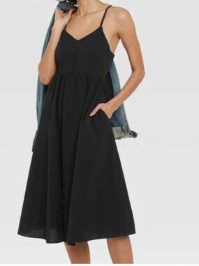 Universal Thread Tie Back Midi Dress 100% cotton